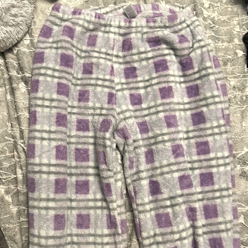 Fluffy pajama pants